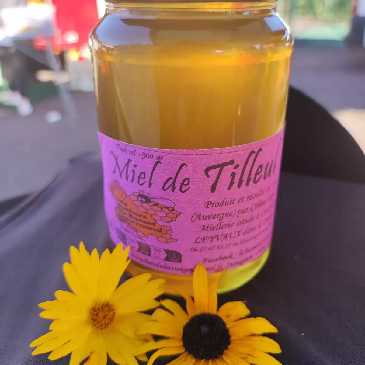 Miel de tilleul du Cantal 500 gr