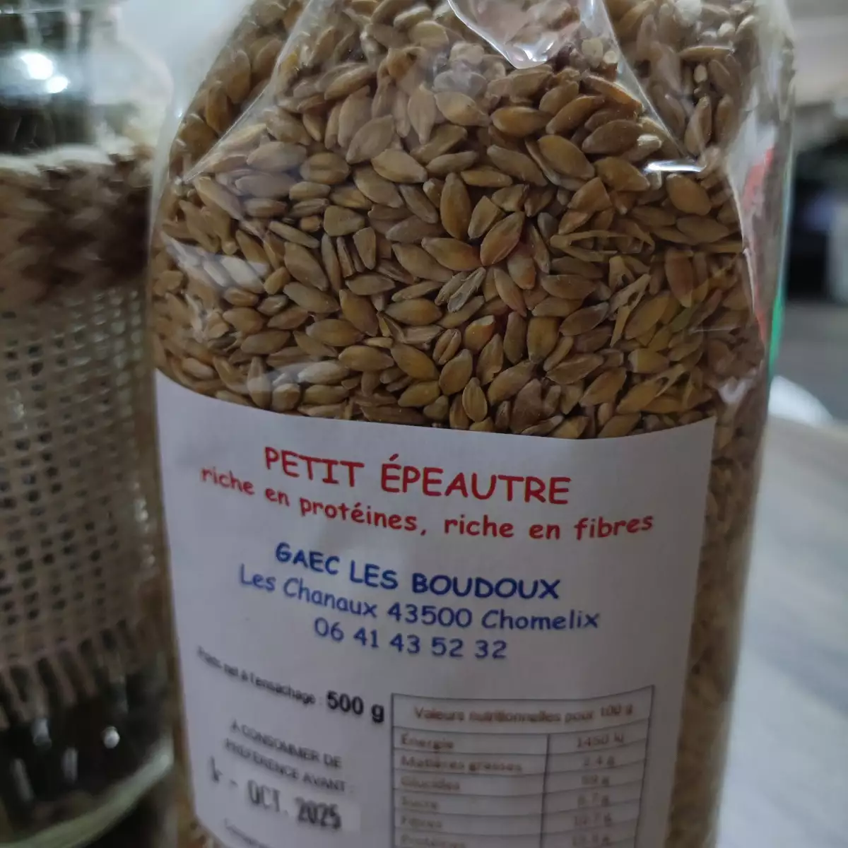 Graines de Petit Épeautre BIO 500 gr