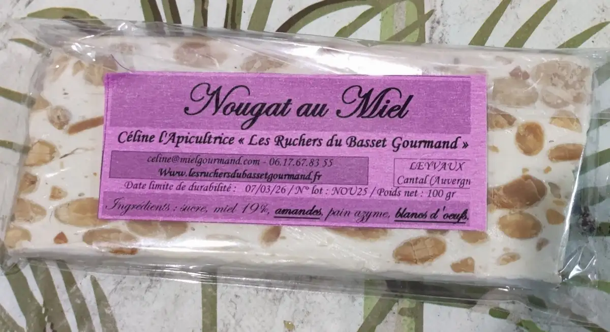 Nougat au miel 109 gr