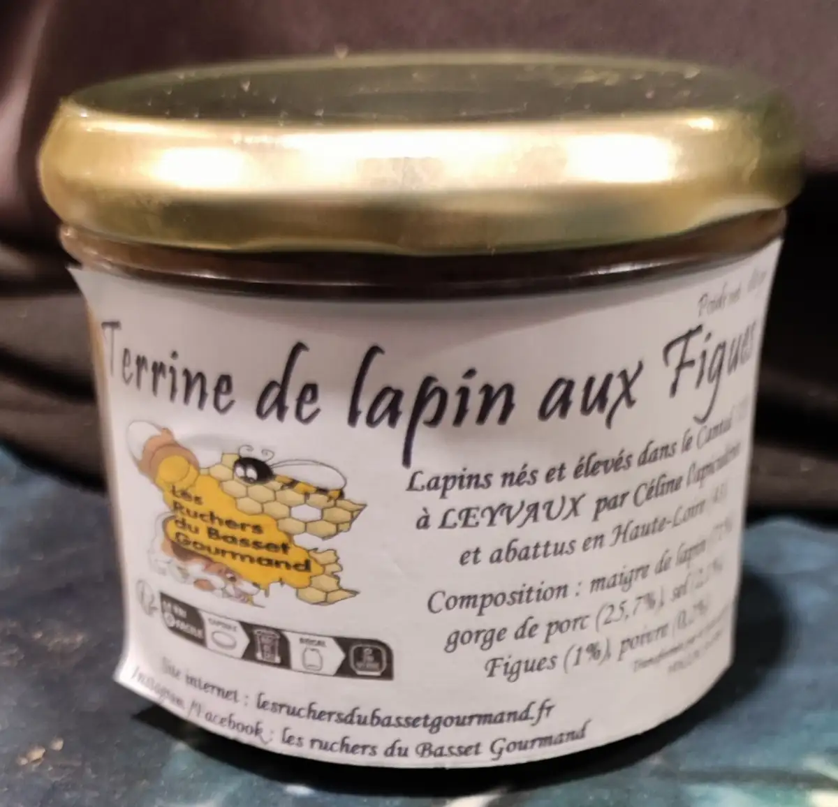 Terrine de Lapin aux FIGUES 180 gr