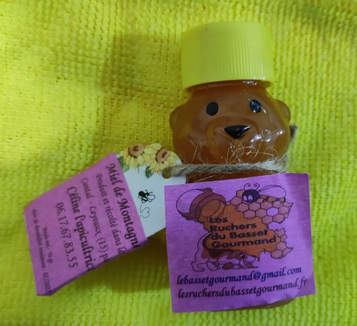 Mini pot de miel Nounours 50 gr