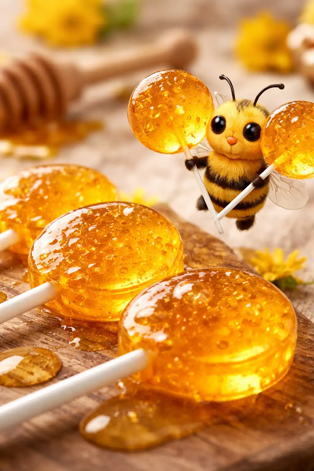 Super Promo : Sucettes miel 10 + 2 offertes !