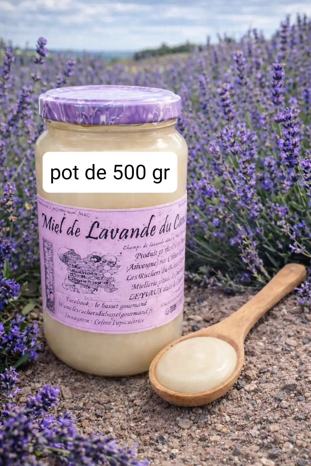 Miel de lavande 500gr