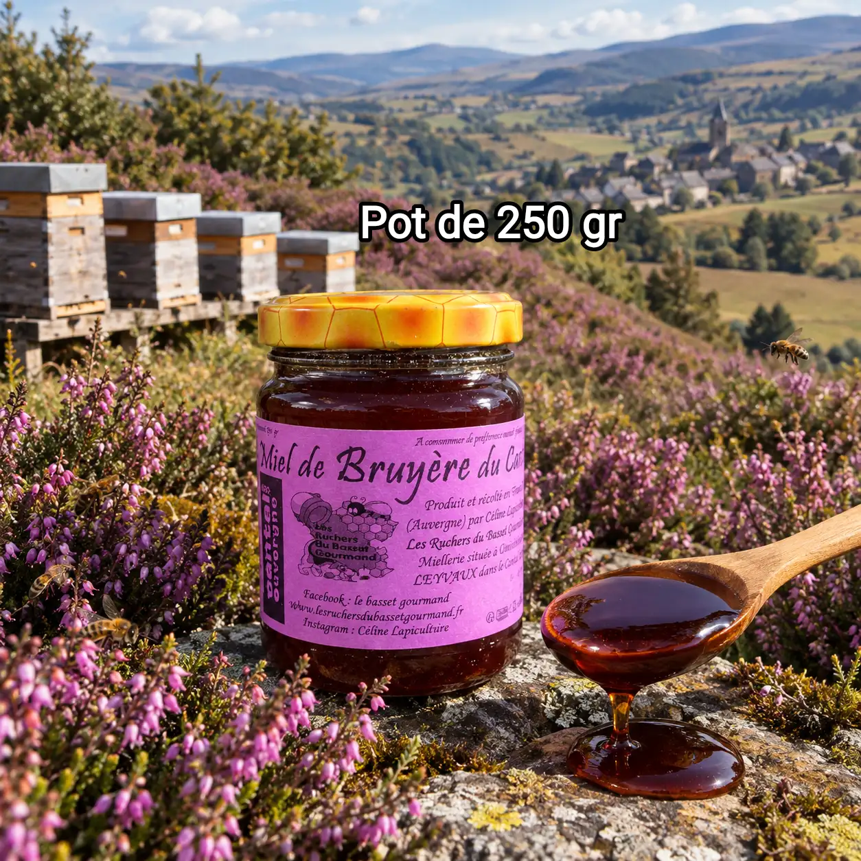 Miel de bruyère 250 gr