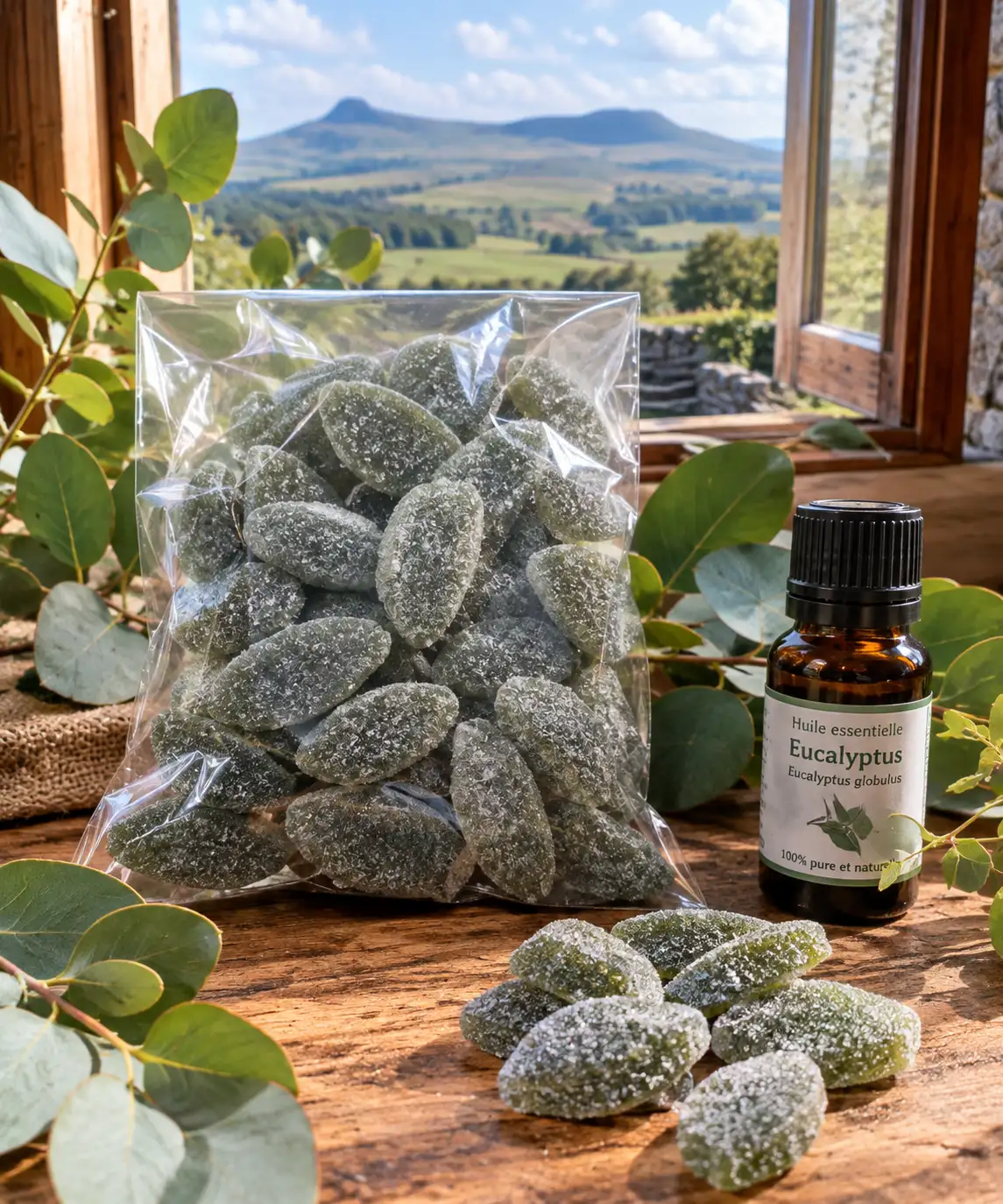 Gommes eucalyptus 100 gr